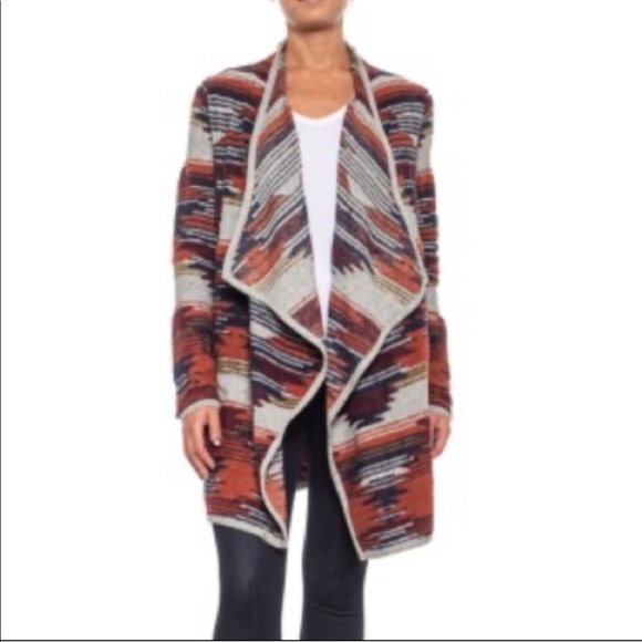 Lucky Brand Sweaters - Lucky Brand Aztec Print Cardigan Sweater M